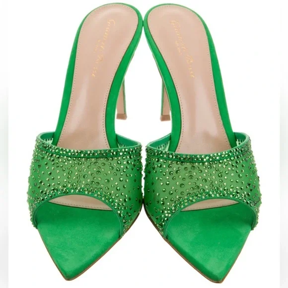 Gianvito Rossi mesh mules